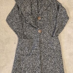 Olio Women's Gray Tweed Coat